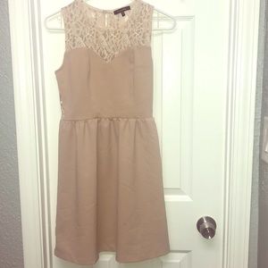 Nude lace Dress